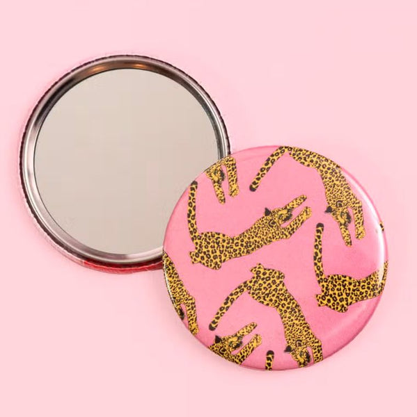 Leopard Pocket Mirror