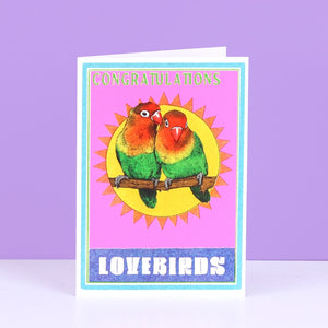 Congratulations Lovebirds Card | Engagement | Wedding Card