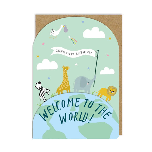 Welcome To the World New Baby Card