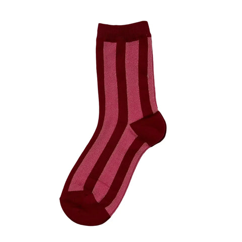 Pink & Red Sparkle Socks