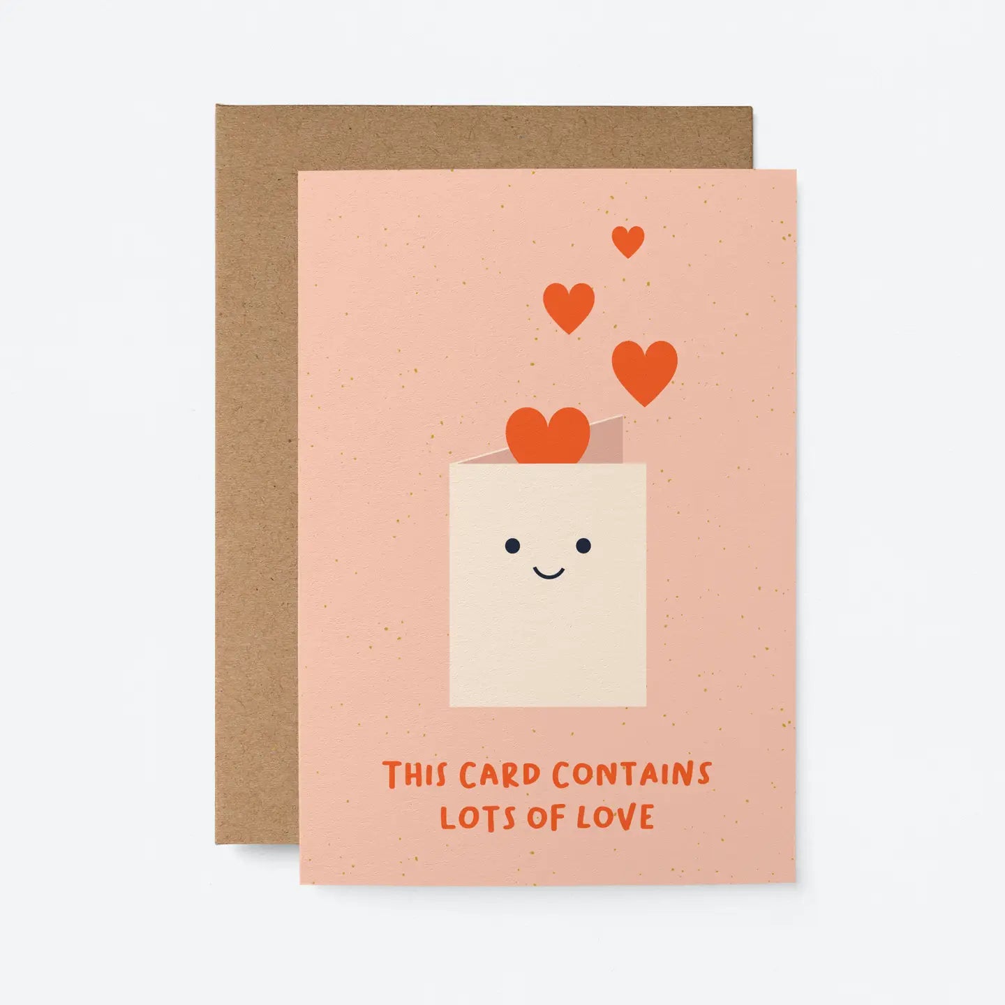 This Card Contains Lots of Love Greeting Card