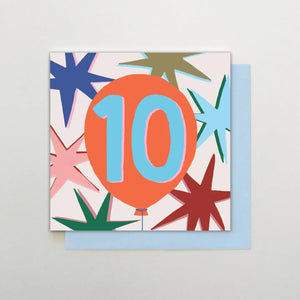 Age 10 Birthday Greeting Card
