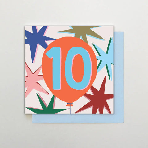 Age 10 Birthday Greeting Card