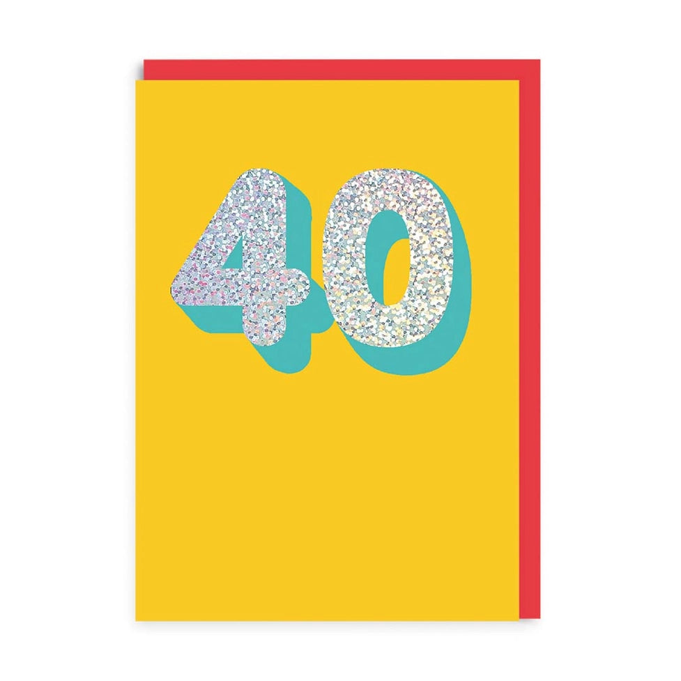 40 Greeting Card