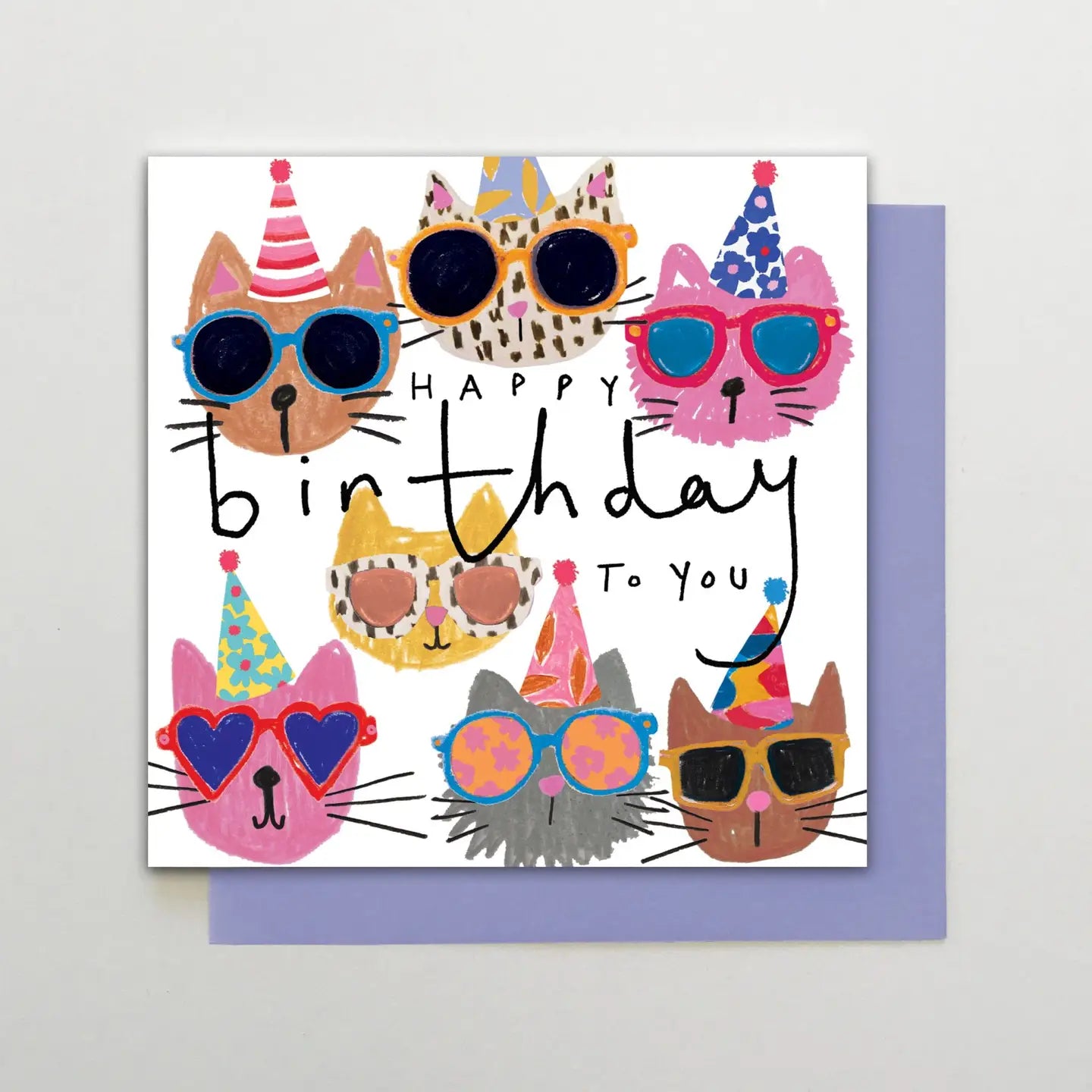 Happy Birthday To You Cats Greeting Card