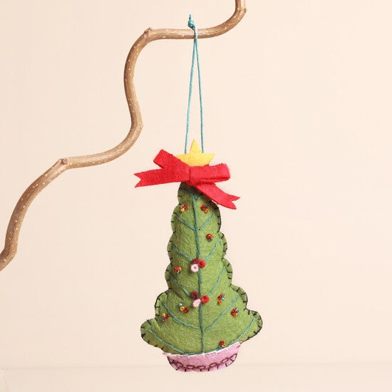 Felt Christmas Tree Hanging Decoration
