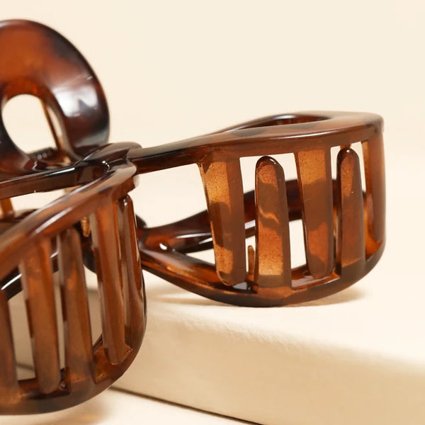 Large Tortoiseshell Bow Hair Clip