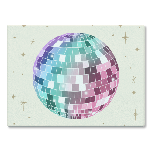 Rainbow Disco Ball - Chopping Board/Worktop Saver