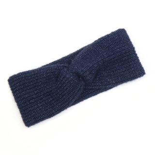 Recycled Blend Navy Knit Headband