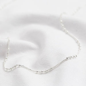 Silver Satellite Chain Necklace