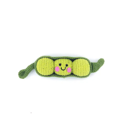 BACK IN STOCK! Soft Toy Handmade Peapod Rattle
