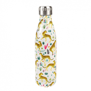 TWO LEFT! - NOW £10.50 from £19.95 - Large Cheetah Stainless Steel Bottle (500ml)