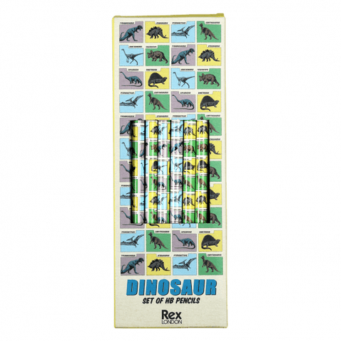 Dinosaur HB Pencils (set of 6)