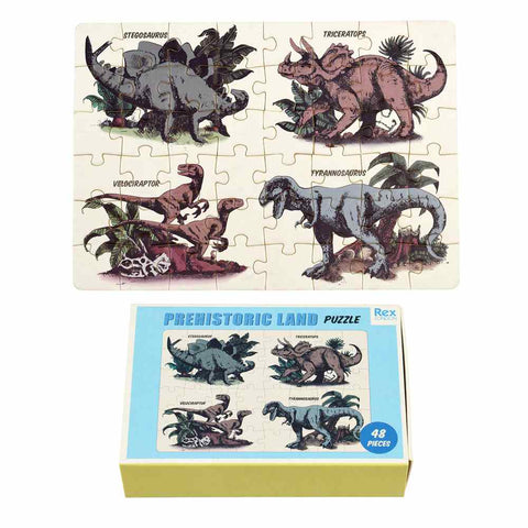 Dinosaur Matchbox Puzzle