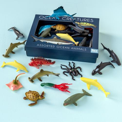 Assorted Ocean Animals (box of 16)
