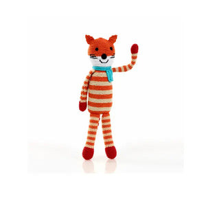 Soft Toy Handmade Fox Rattle