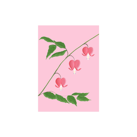 Bleeding Heart Greeting Card