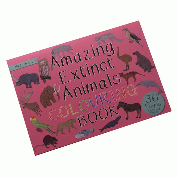Amazing Extinct Animals Colouring Book