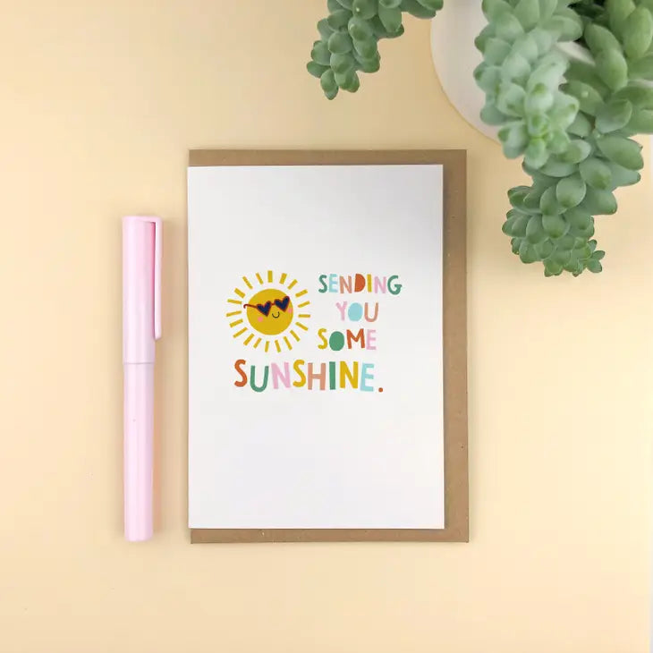 Sending You Some Sunshine Greetings Card