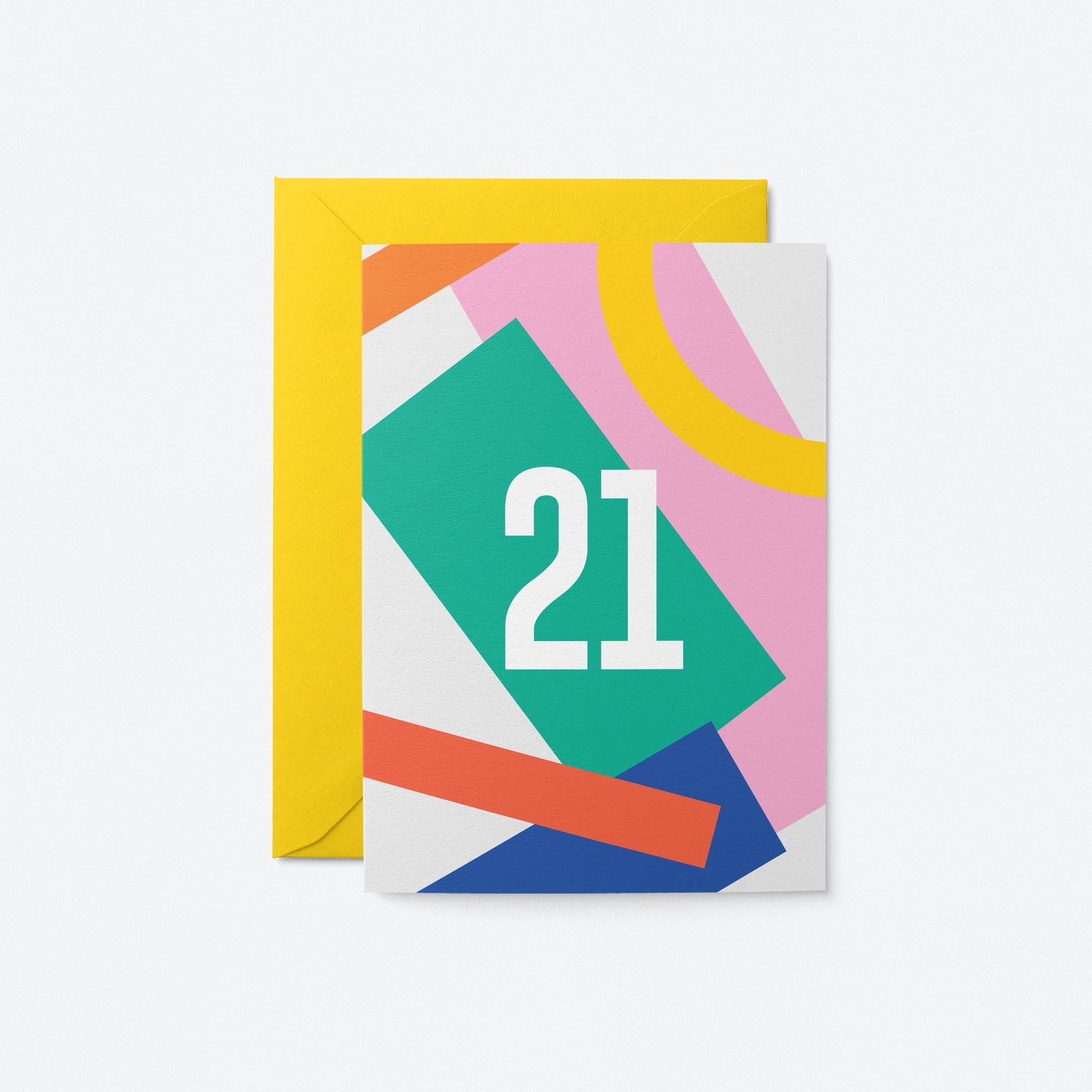 21st Birthday - Age Card