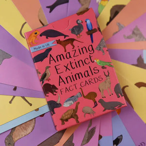 Amazing Extinct Animals Fact Cards