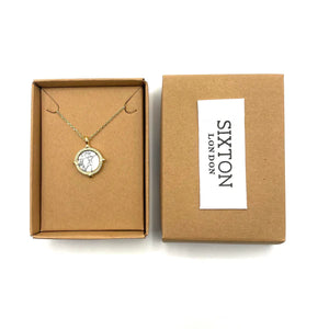 LAST ONE! WAS £19 NOW £11 - Stone Pendant Necklace- White Howlite