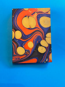 Leather Covered Journals - Blue & Yellow