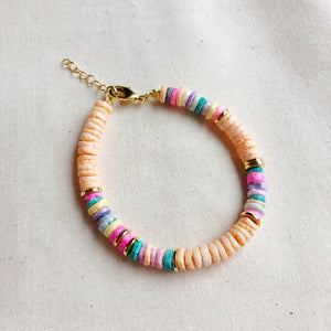 Peach Shell Bracelet