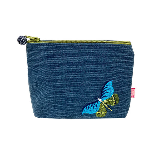 Embroidered Butterfly Purse - Mini or Medium