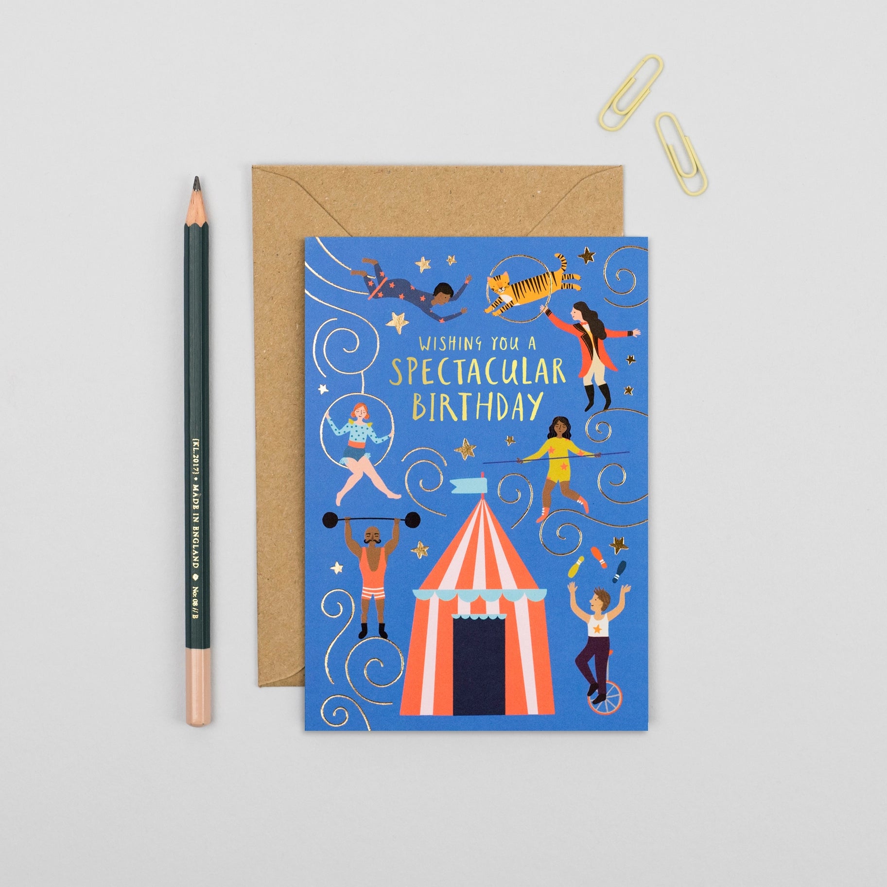 Circus Tricks Birthday Card | Kids Card | Childrens Card