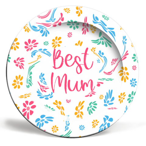 6 Inch Plate / Trinket Dish / Saucer - Best Mum