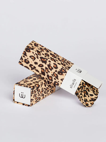 HALF PRICE! LAST FEW LEFT!! Sliwils Fabric Shoe Laces | Savage | Leopard Tan | 120cm