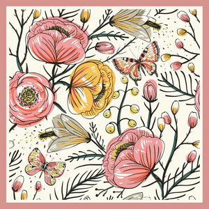 MISS BLOOM - Satin Furoshiki Gift Wrap - Available in 2 Sizes!