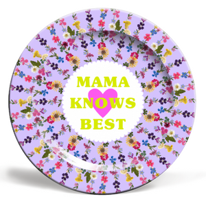 6 Inch Plate / Trinket Dish / Saucer - Mama Knows Best